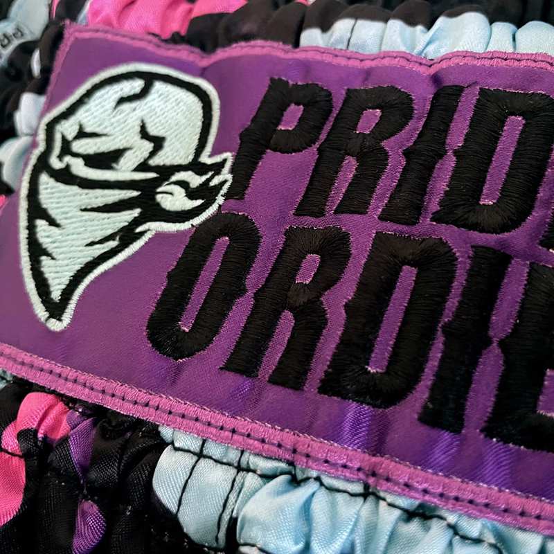Pride Or Die VIOLENT REALITY Thai shorts - black